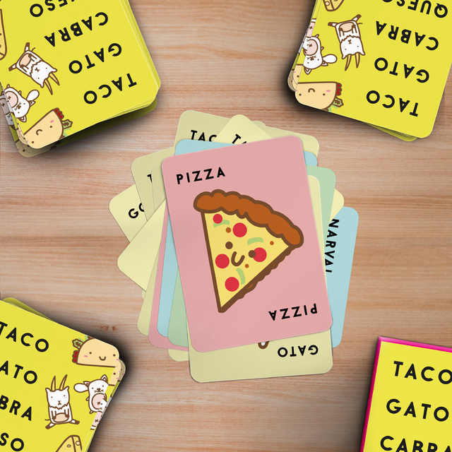 Taco Gato Cabra Queso Pizza